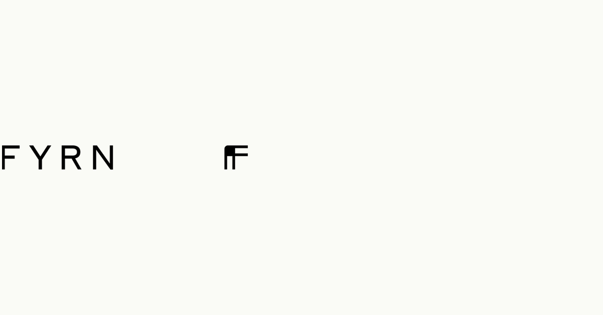Fyrn storefront imagery, brand website preview image