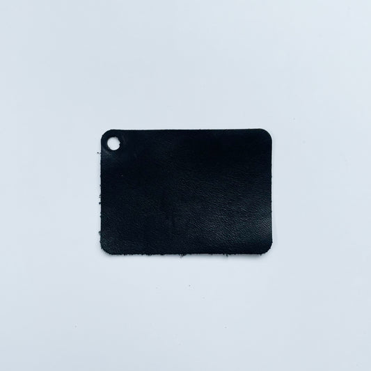 Signature Natural Leather Sample, Coal