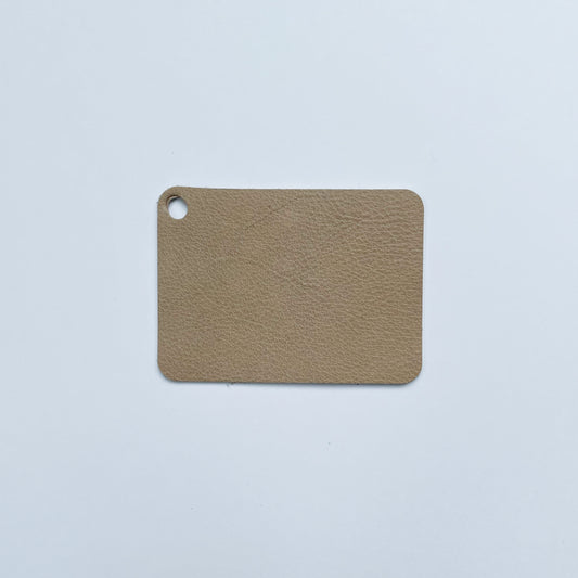 Signature Natural Leather Sample, Sand